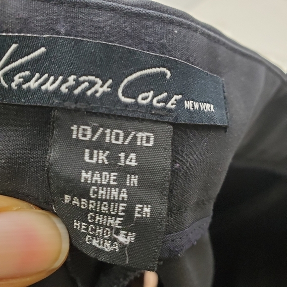 KENNETH Cole slim leg black pants size 10 - Picture 9 of 9